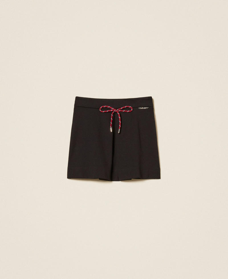Short skirt with bow Black Girl 262GJ2082_00006_S0