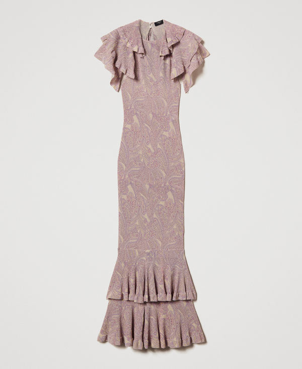 ワンピース TWINSET SS25 Long dress (251TT2191 11948) Long one-shoulder satin dress Woman, Pink | TWINSET Milano