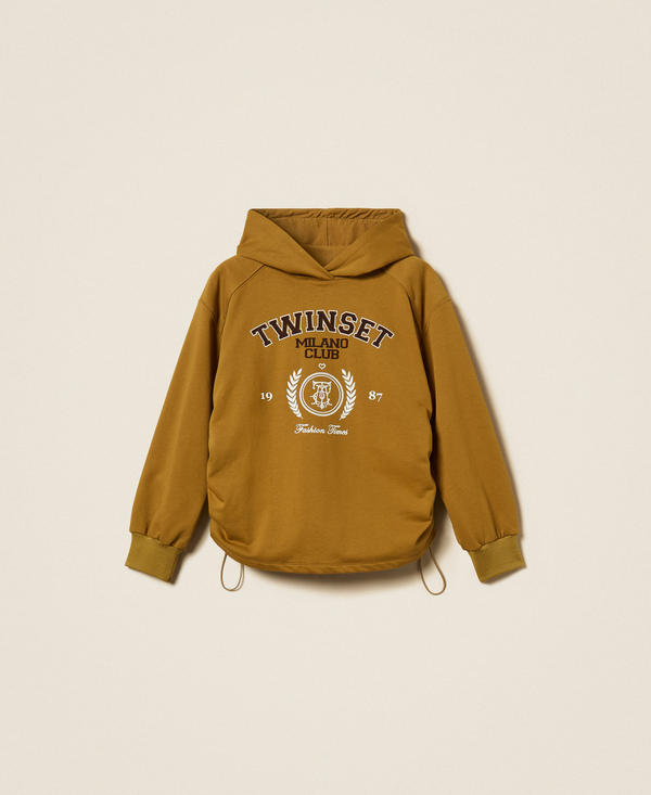Hoodie with logo print
