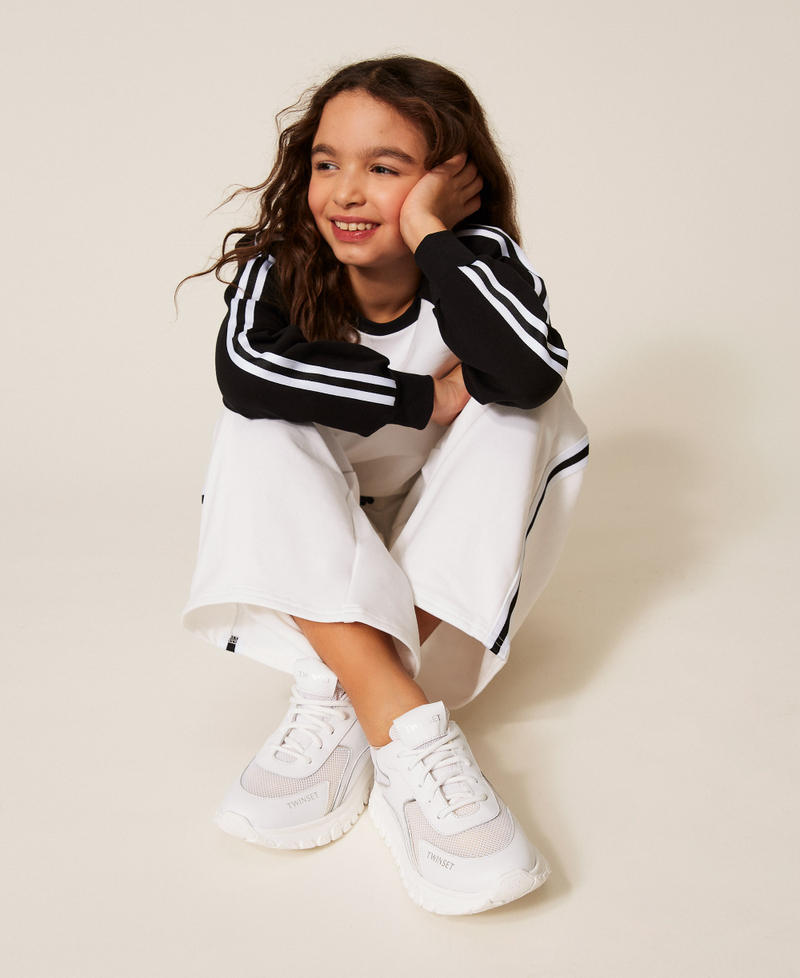 Leather running trainers Off White Girl 261GCJ01A_00526_T0