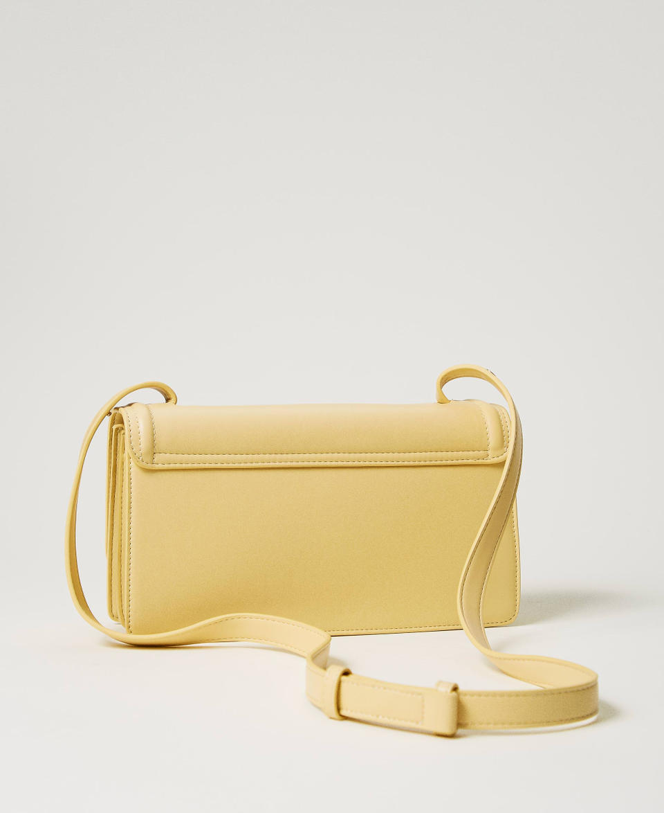 ‘Brera’ rectangular bag with Oval T fastener Pale Yellow Woman 251TB7231_12144_03
