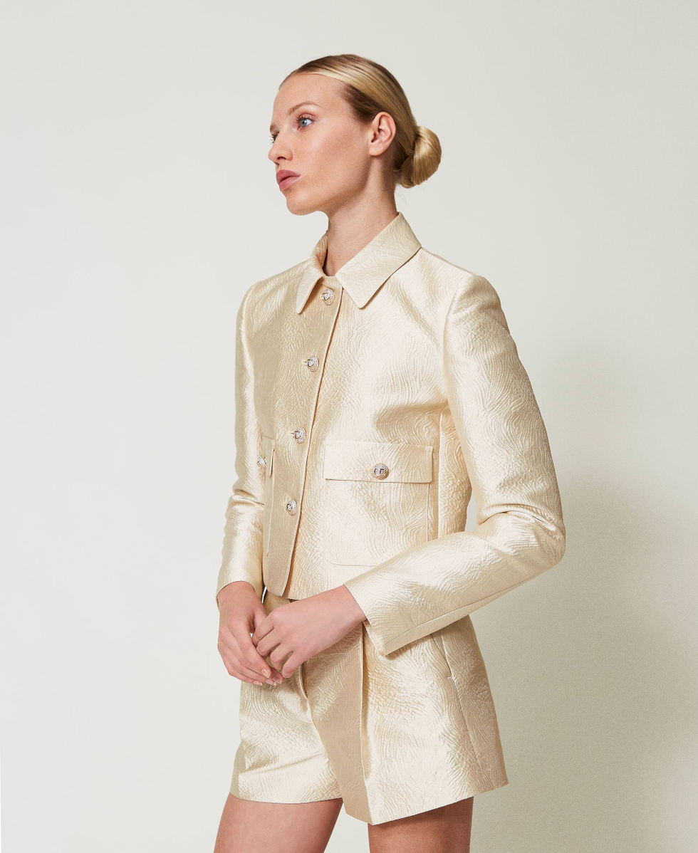 Brocade jacquard shorts