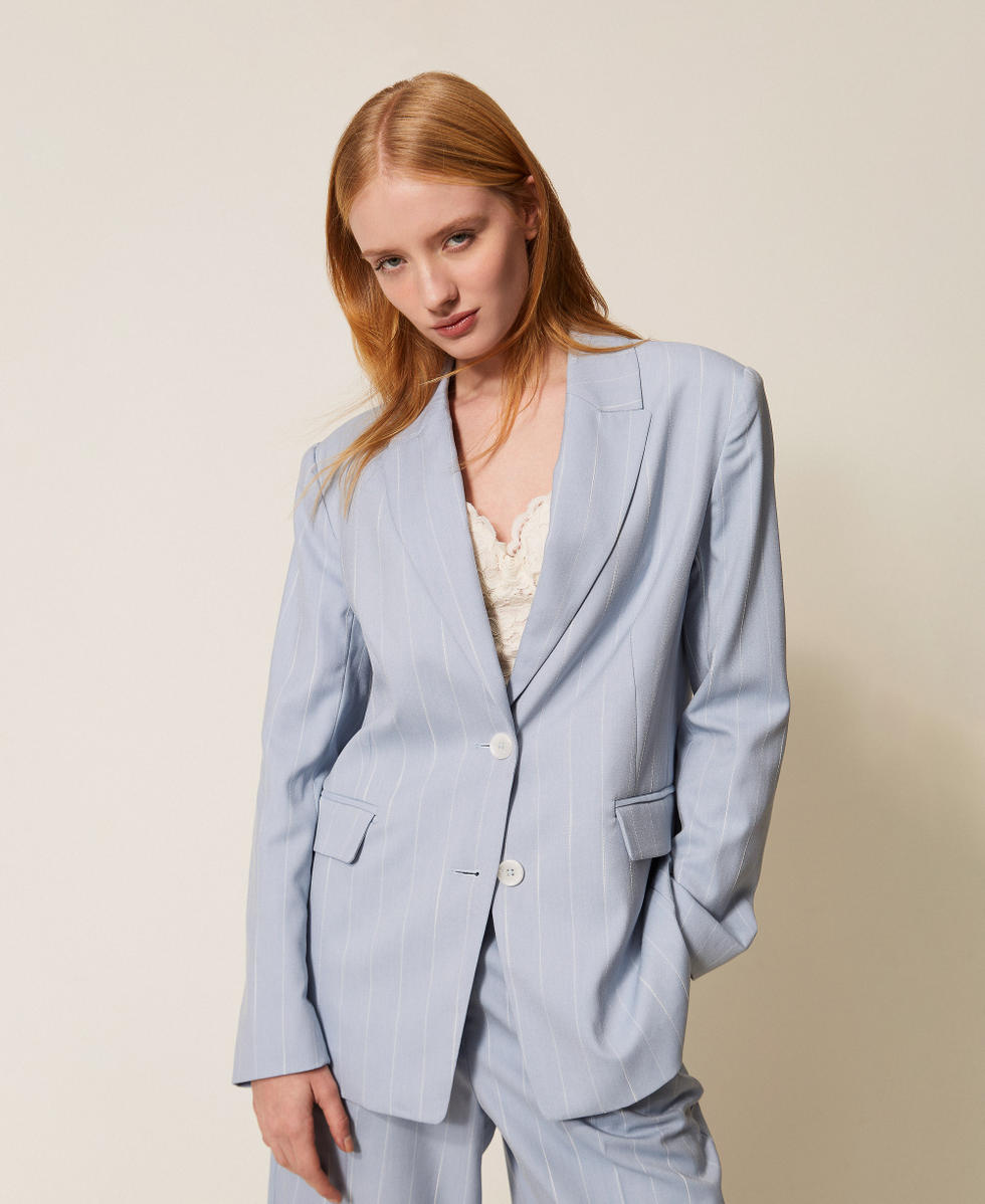 Blazer ray&eacute; Skyline Pinstripe Femme 261AP2170_13284_01
