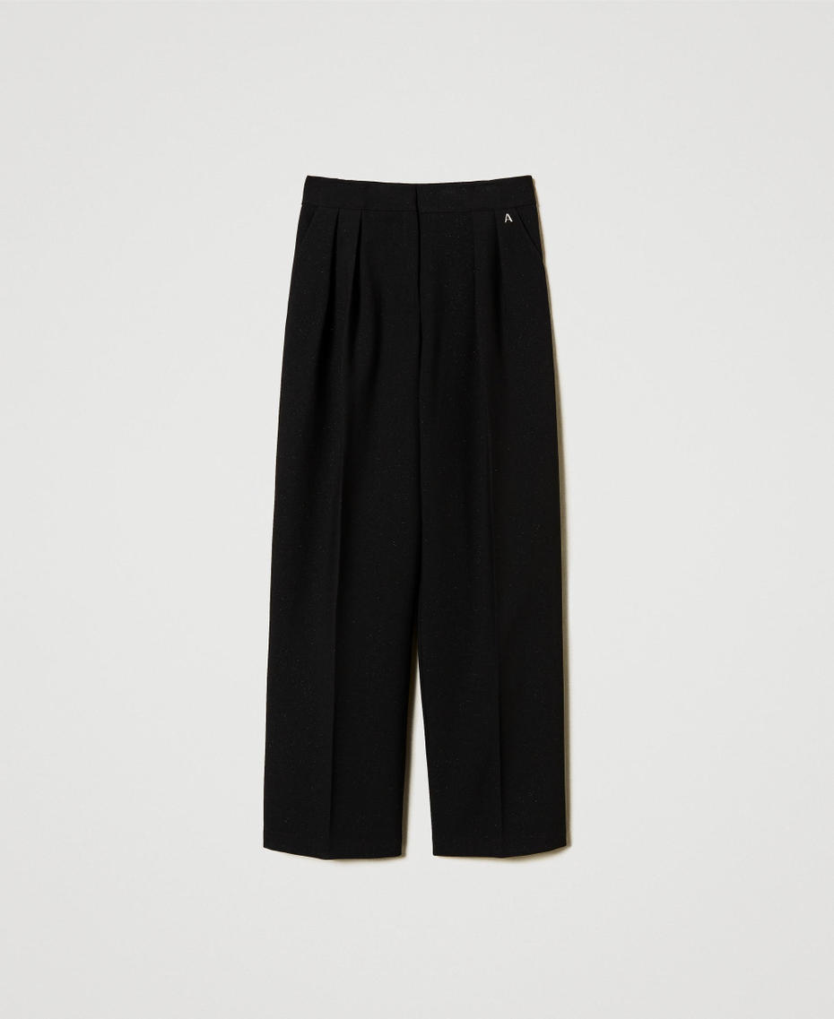 Pantalon palazzo avec plis