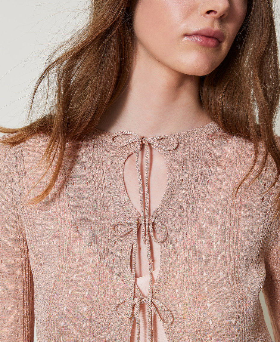 Dual-use cardigan with laces