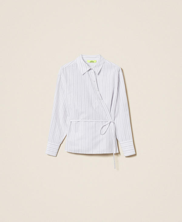 MYFO striped shirt with embroidery