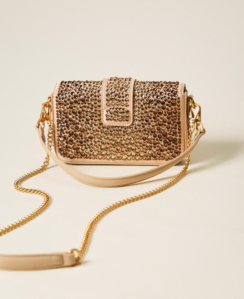 Sac à bandoulière « Amie » avec strass Marron « Alpaga » Femme 252TD8210_12538_03