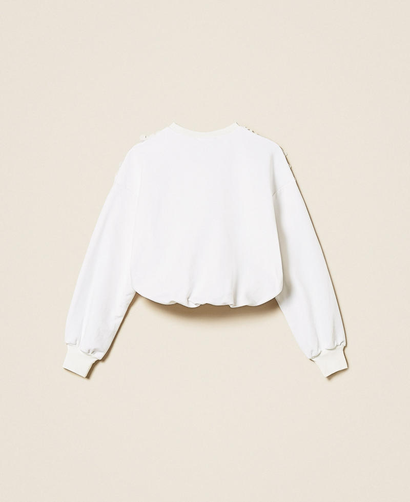Sweatshirt with roses Off White Girl 261GJ2Q64_00526_S1