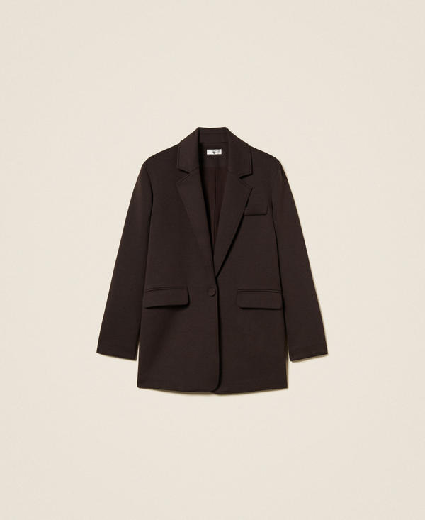 Oversized scuba jacket