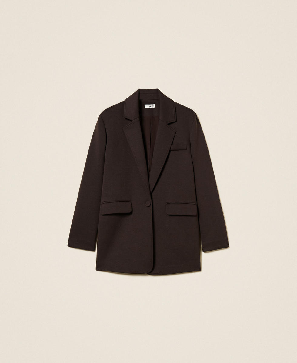 Oversized scuba jacket