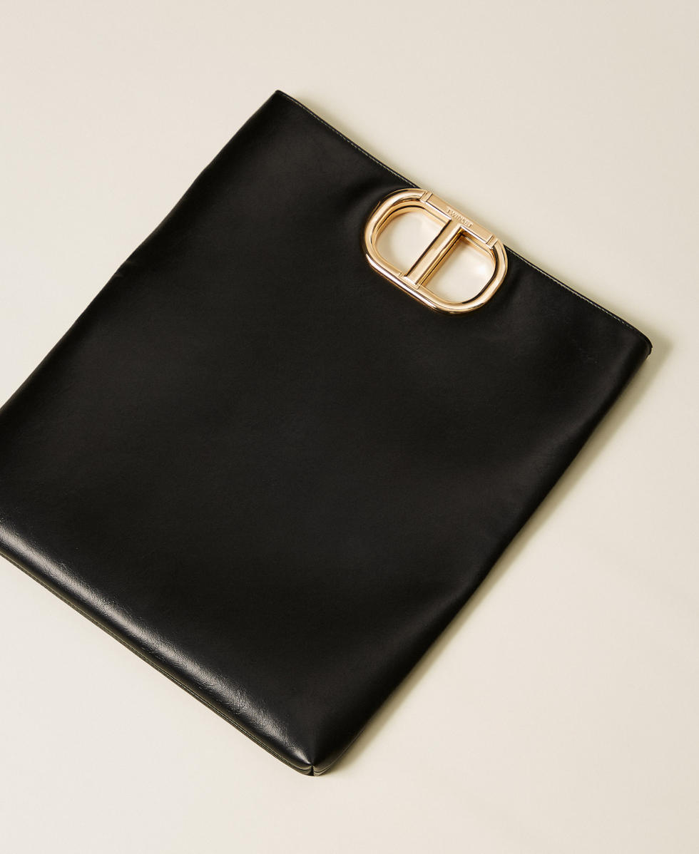 Cabas &laquo;&nbsp;Lila&nbsp;&raquo; avec anse Oval T Noir Femme 252TD8090_00006_03