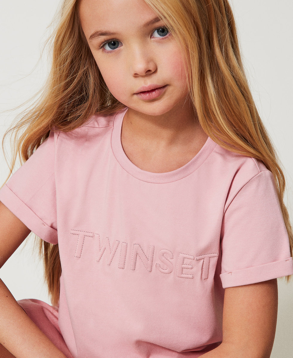 Twinset Maglia Gialla Bimba Maglietta Bambina Maglietta Bimbo