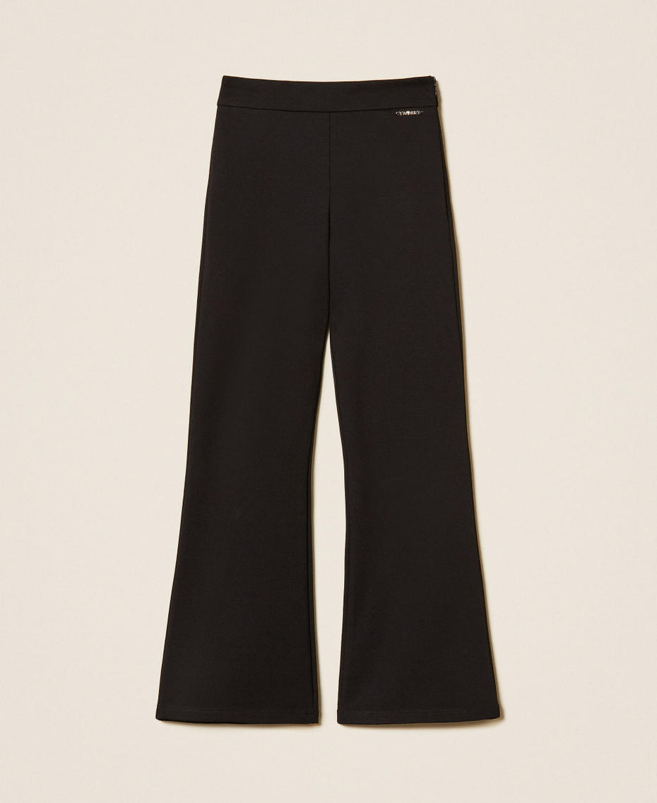 Flared-Hose mit Rei&szlig;verschluss Schwarz M&auml;dchen 262GJ2081_00006_S0