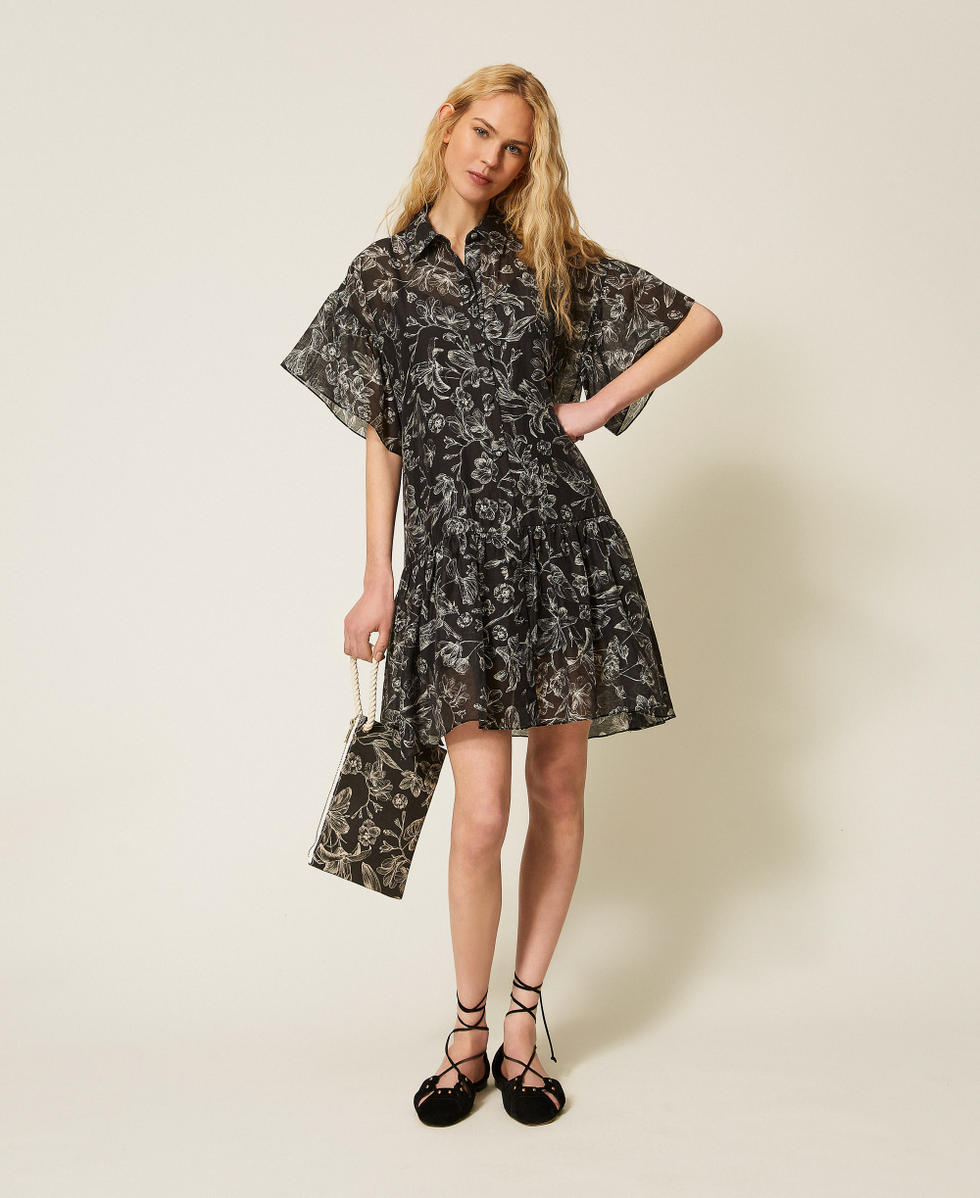black velvet floral dress Scarlett & Jo Elizabeth Black Velvet Floral Maxi Dress