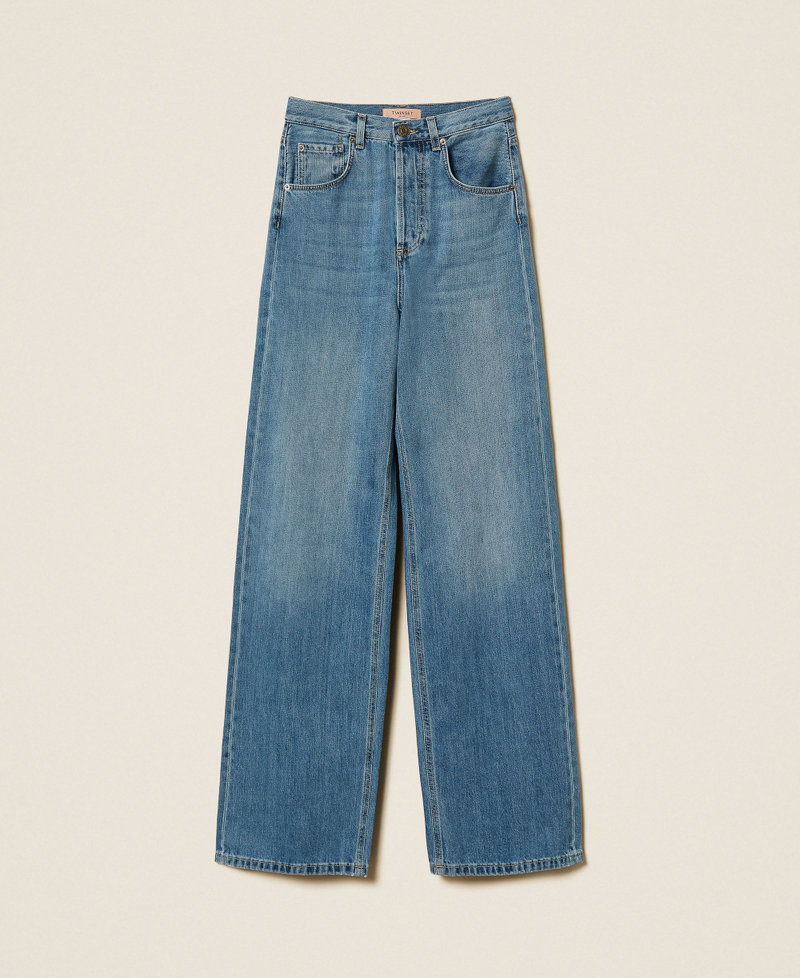 Five-pocket jeans "Mid Denim" Blue Woman 261TP2730_01611_S0