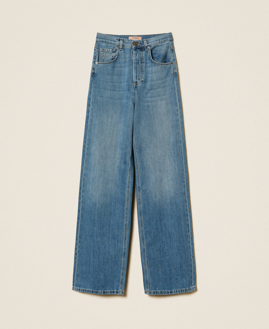 Five-pocket jeans "Mid Denim" Blue Woman 261TP2730_01611_S0