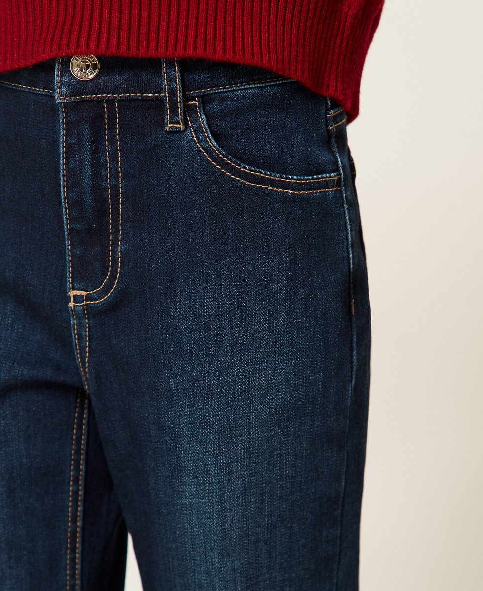 Jean ample cinq poches  Bleu Clair Moyen Fille 262GJ2210_13872_04