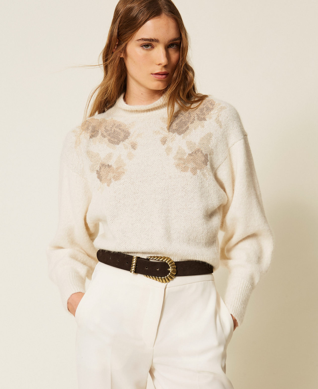 Suede belt Darkness Brown Woman 262TO5291_13411_A0