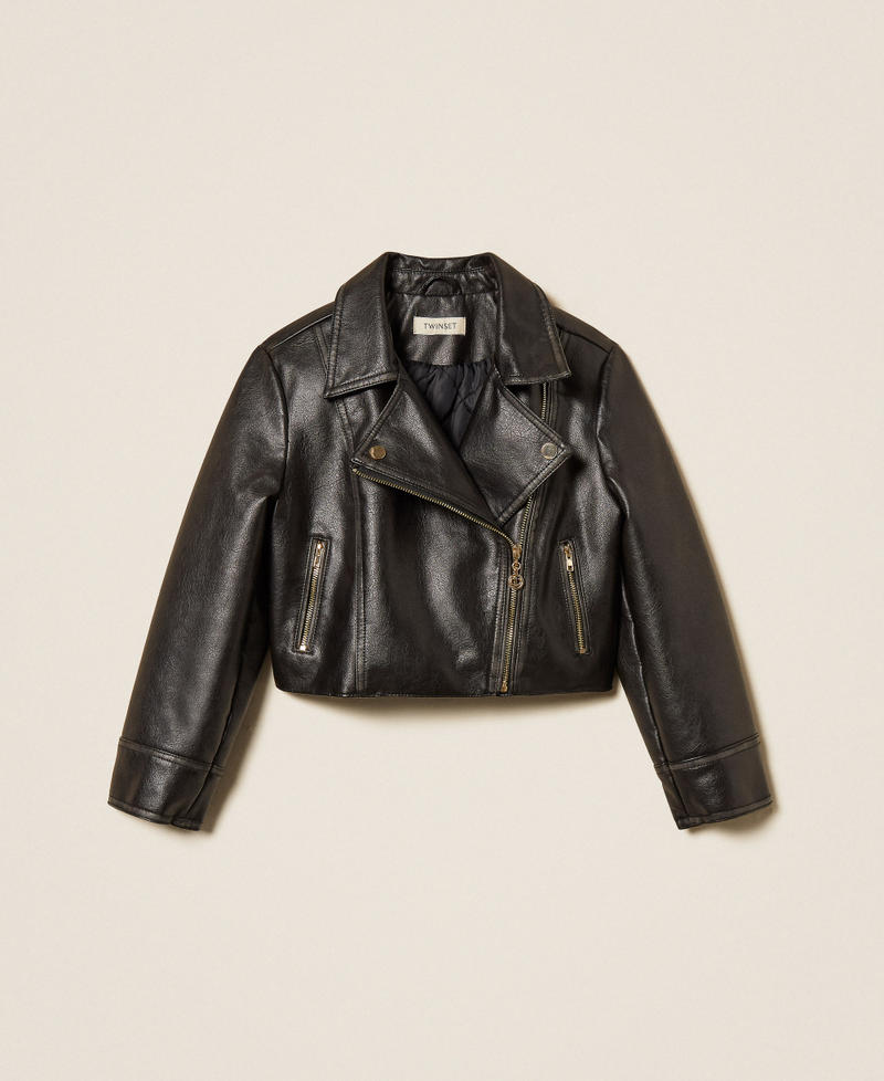 Perfecto effet cuir Noir Fille 252GJ2080_00006_S0