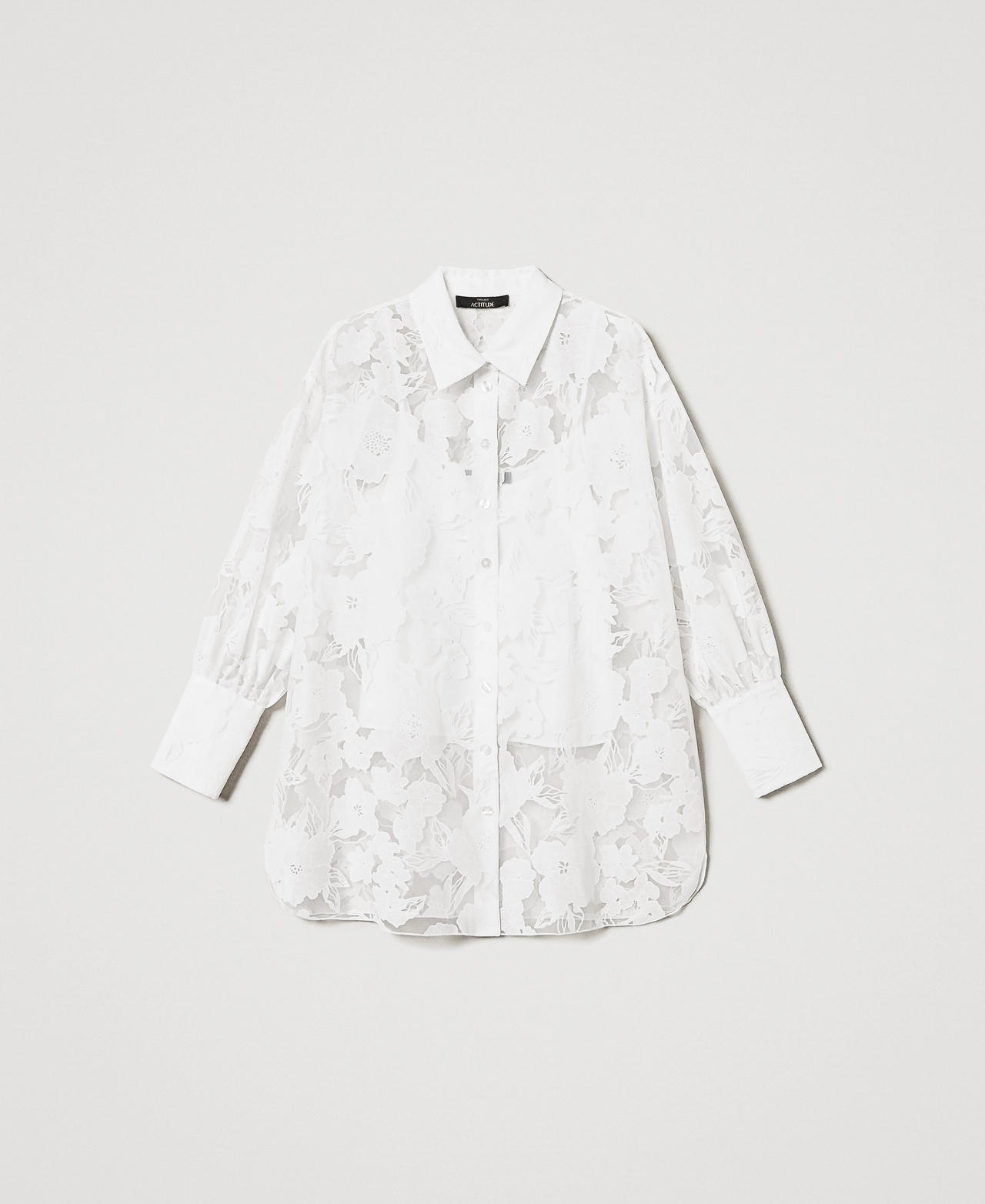 ハーリップトゥ Murcia Chiffon Shirt Dress white Murcia Chiffon Shirt Dress