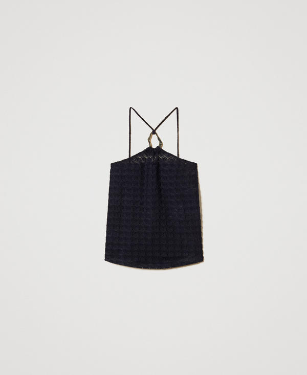 Top in crochet con anello