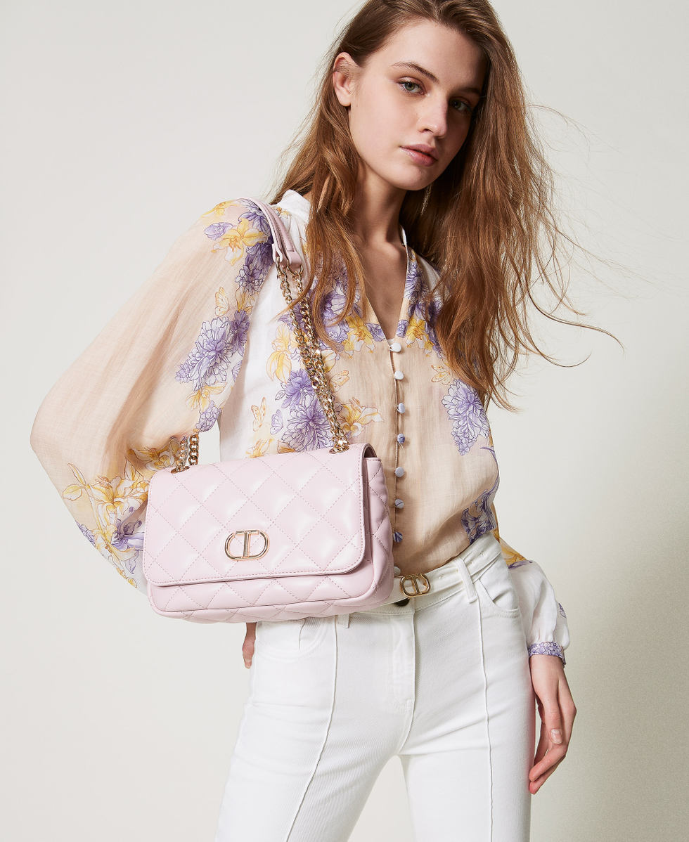 ショルダーバッグ・ポシェット [MCLANEE] 2-WAY Marie Tote and Crossback (BEIGE) Audrey' large quilted shoulder bag Woman, Pink | TWINSET Milano