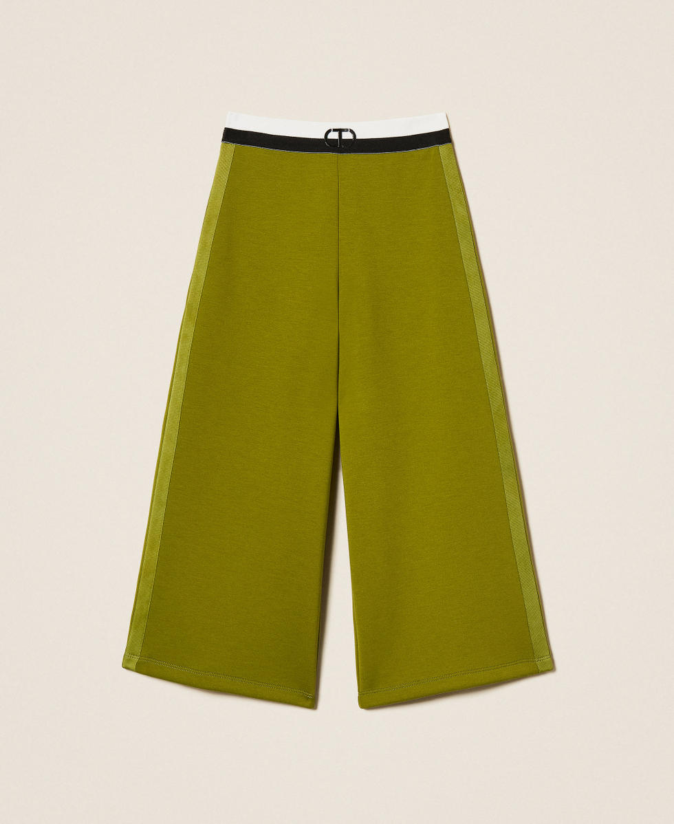 Pantalon palazzo en scuba Olive Oil Fille 252GJ2058_12576_S0