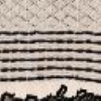 Striped jumper with ruffles Two-tone Parchment White/Black Jacquard Woman 13338_C