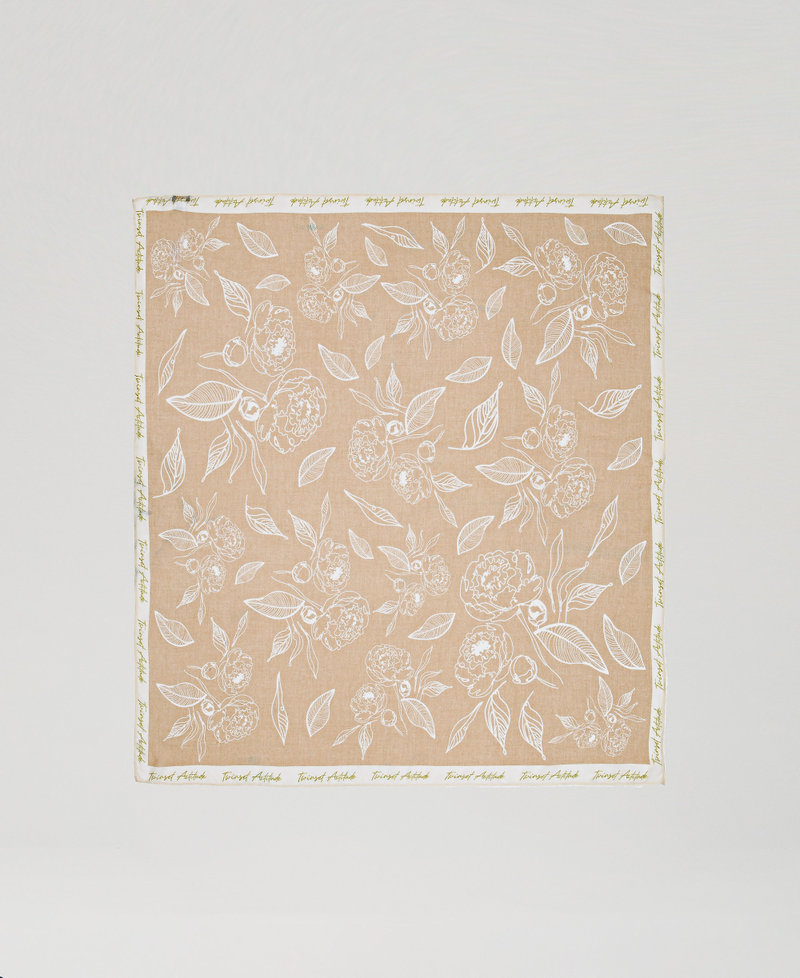 Tuch mit Blumenprint Flowers-Print Incense Frau 251AA4010_12298_05