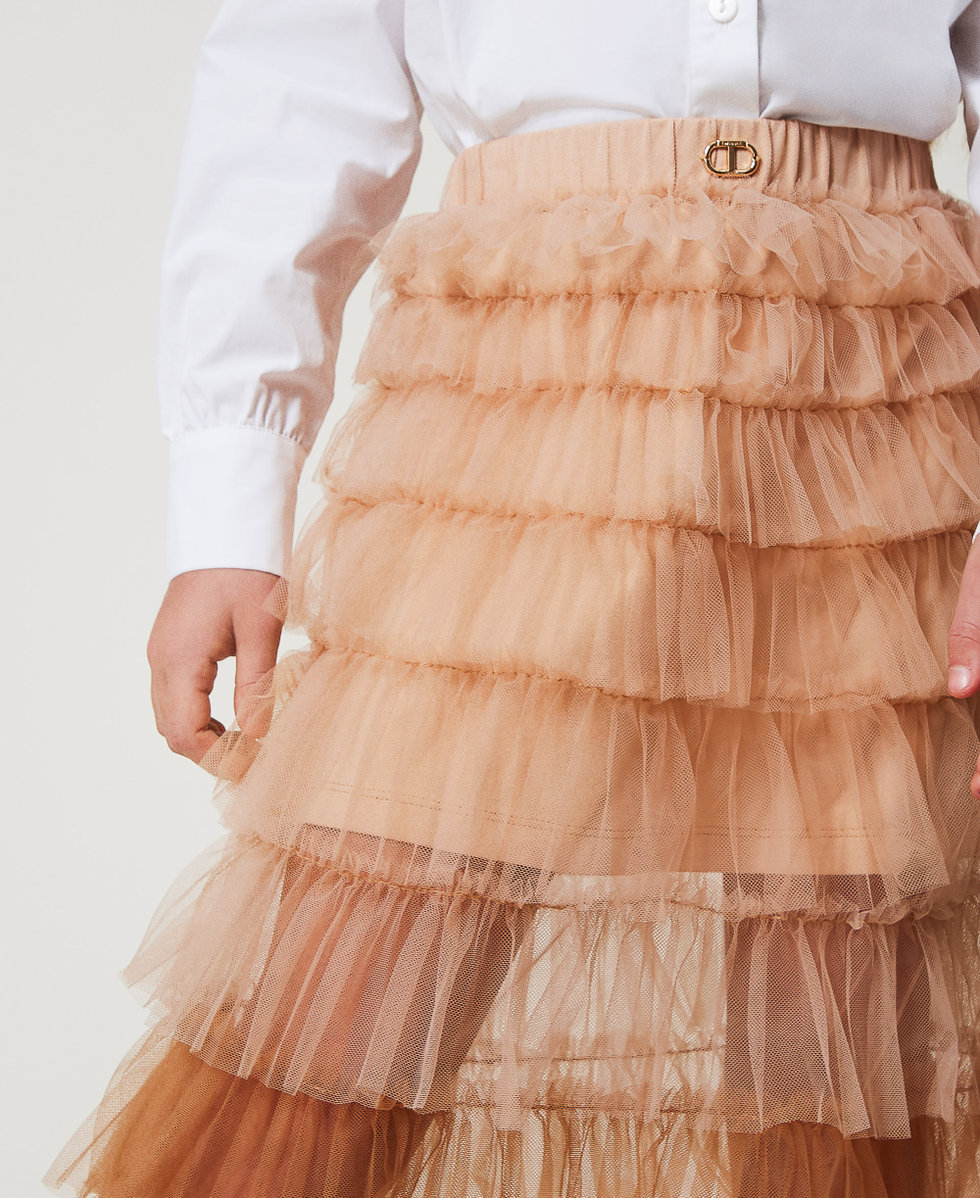 Long tulle skirt