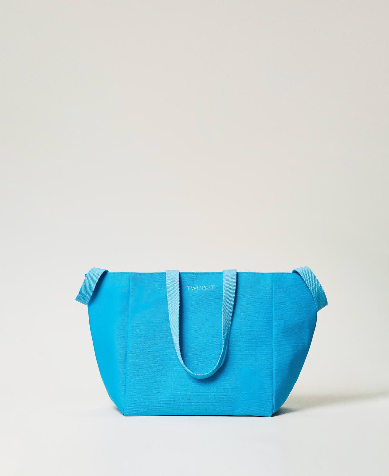 Twinset Plage - Cabas En Toile, Turquoise, Taille Unique