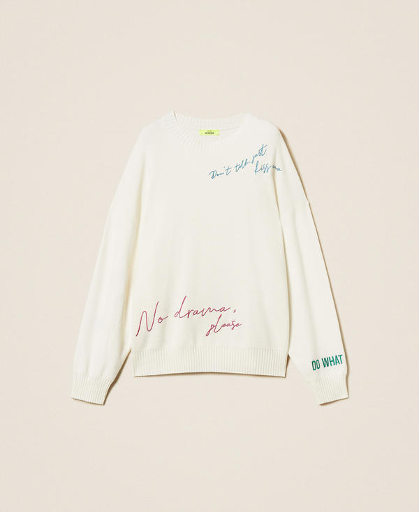 MYFO jumper with multicolour embroidery