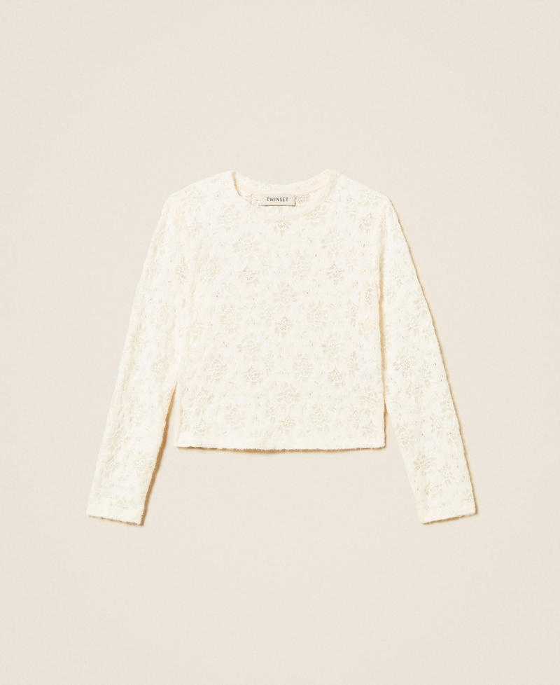 T-shirt en dentelle