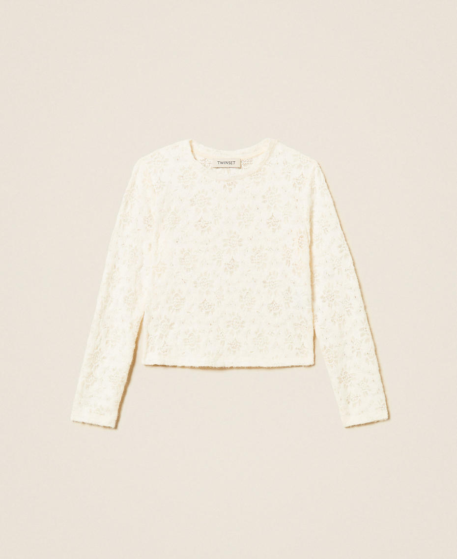 T-shirt en dentelle