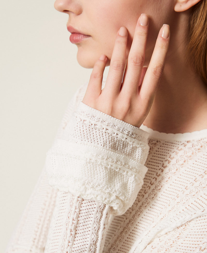 Jersey ceñido con volantes Lirio Mujer 252TP3181_00381_04