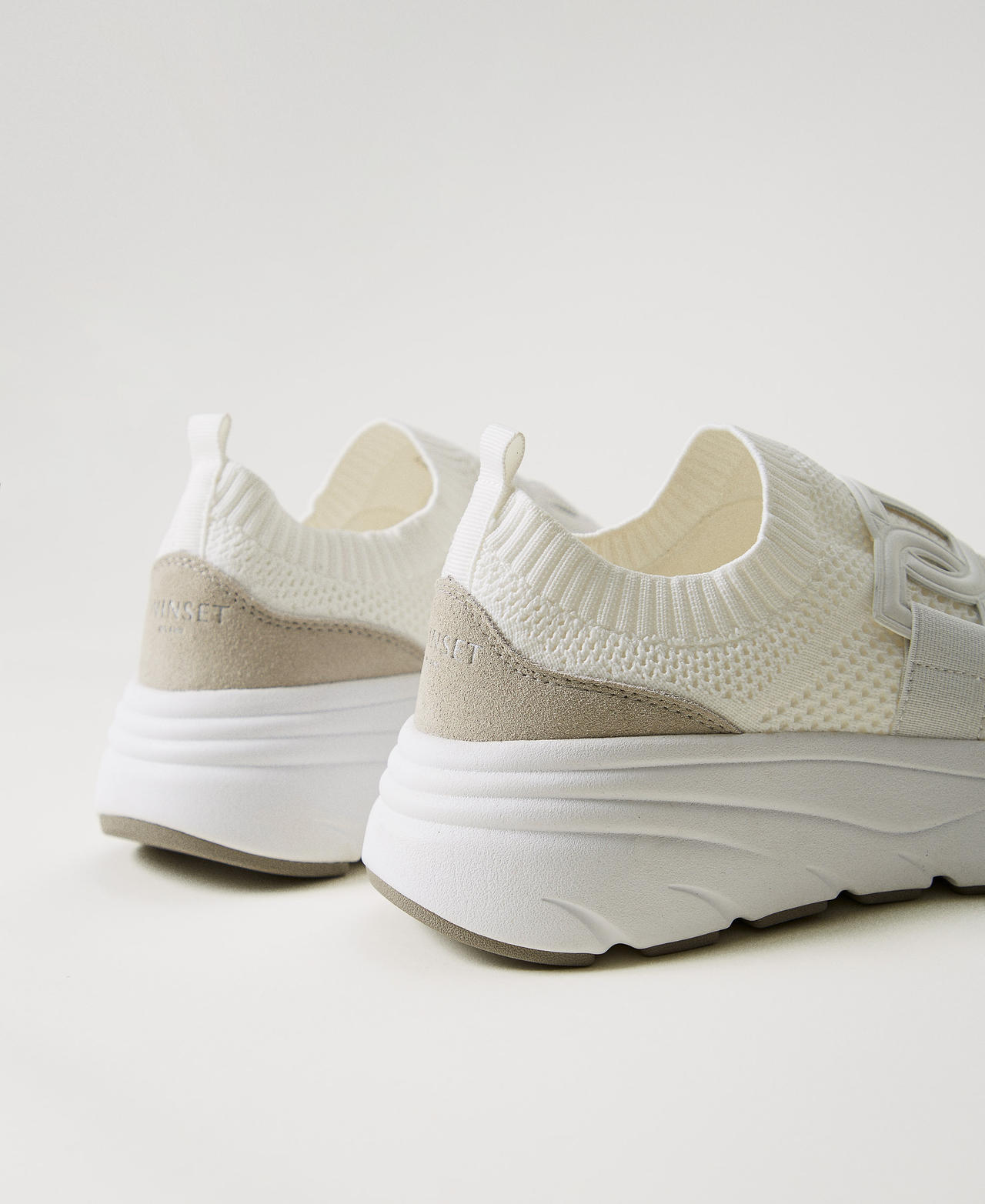 Technical mesh running trainers White Woman 251TCP02G_00001_03