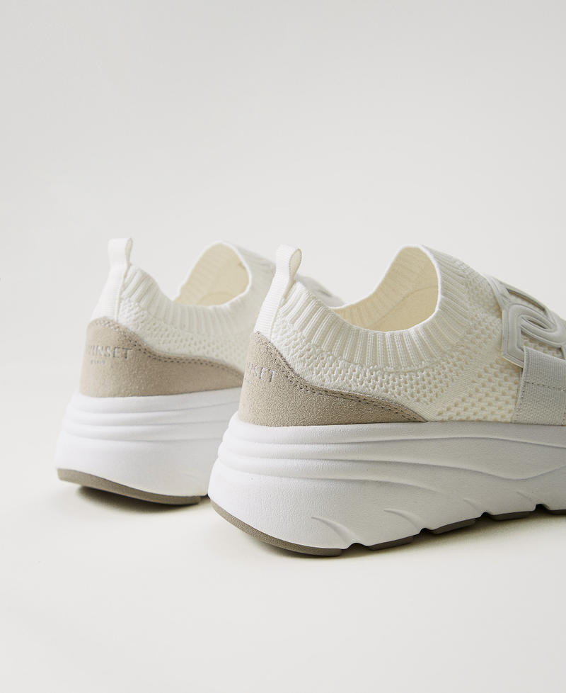 Technical mesh running trainers White Woman 251TCP02G_00001_03