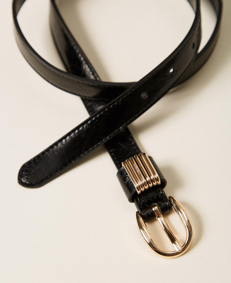 Belt with metal loops Black Woman 262TA4520_00006_02
