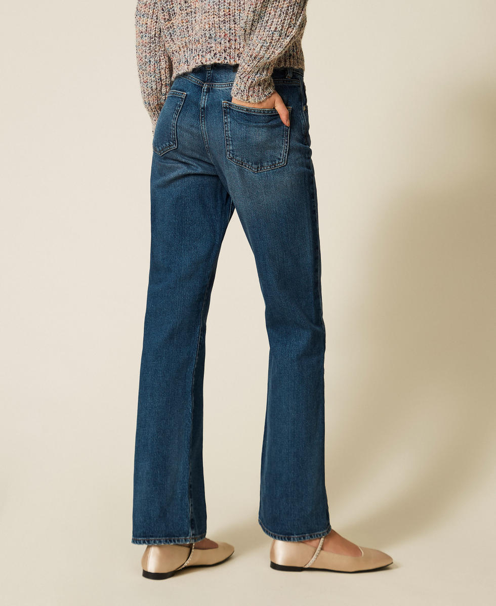 Jeans cinque tasche straight fit Denim Medio Donna 252AT2250_06811_03