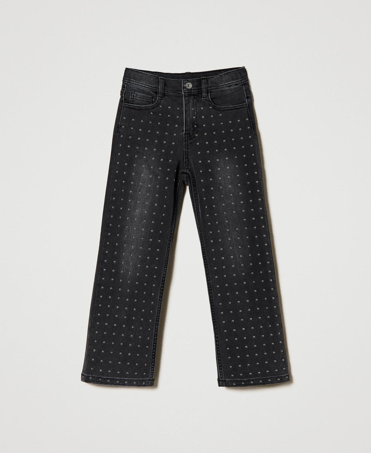 Scee by twin set Jeans cinque tasche con borchie