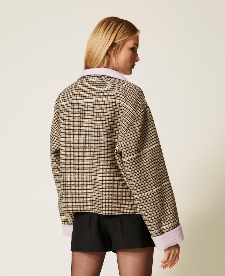Reversible wool jacket