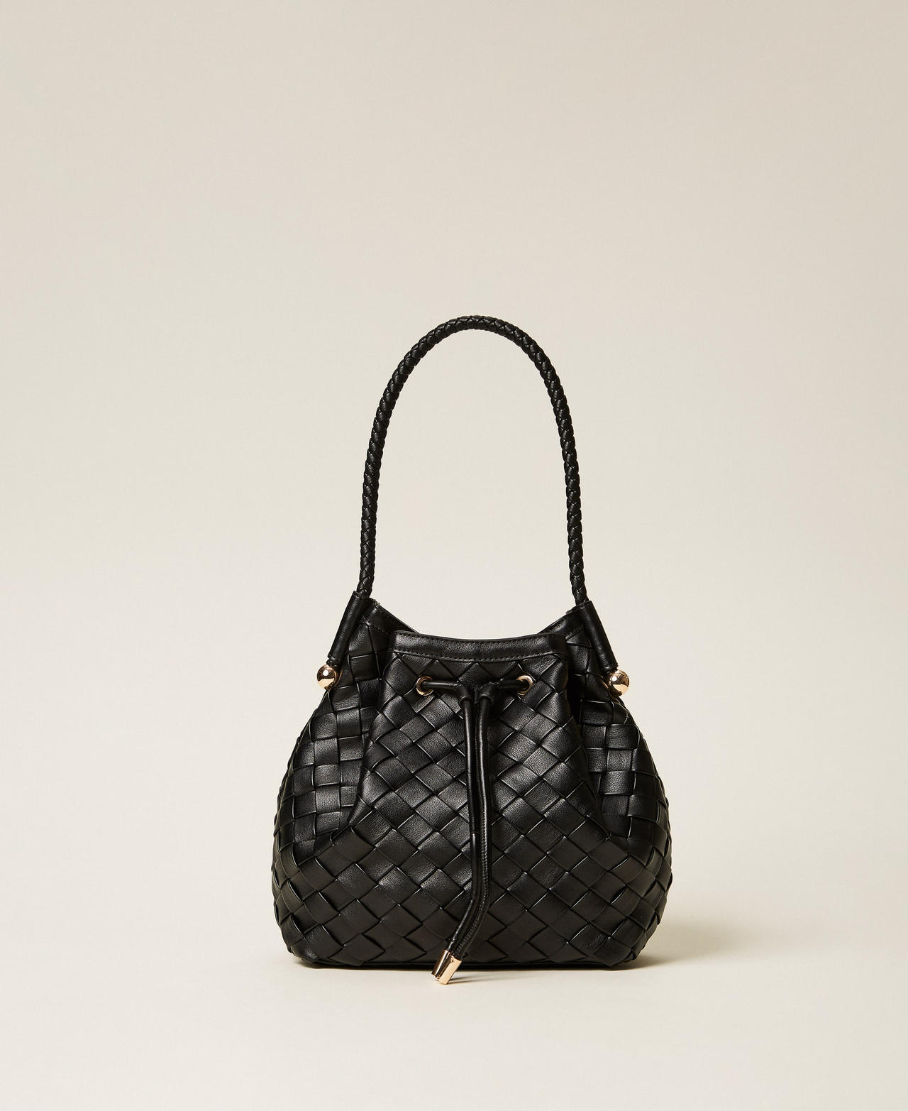 Twinset Sac seau tressé à la main