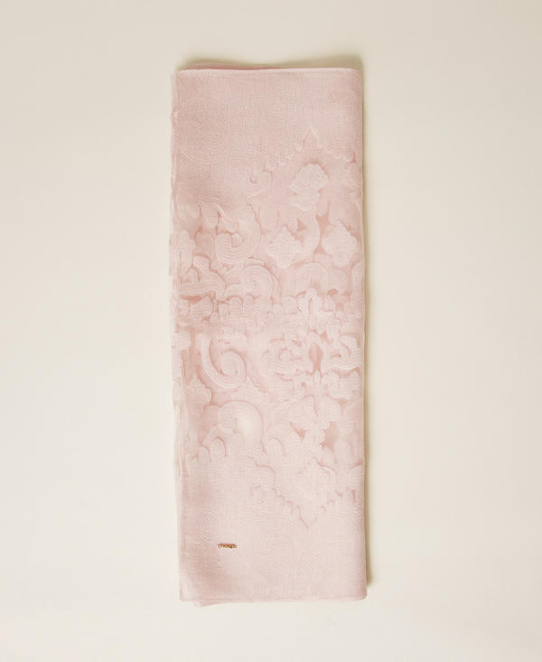 Stola in pizzo intarsiato