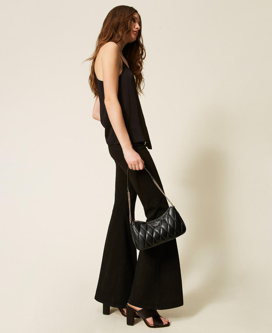 Quilted shoulder bag Black Woman 261TB7284_00006_T0