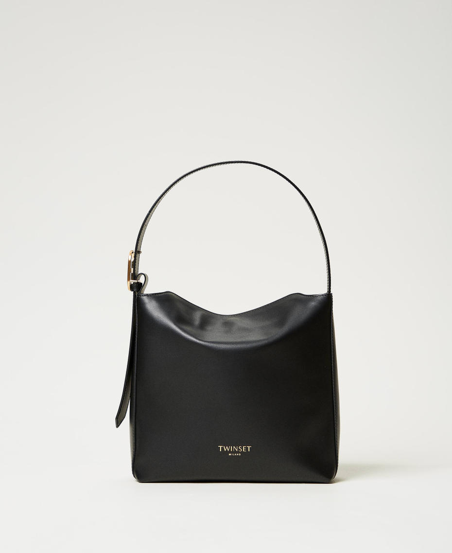 ‘Jolie’ leather hobo bag Black Woman 251TB7460_00006_01