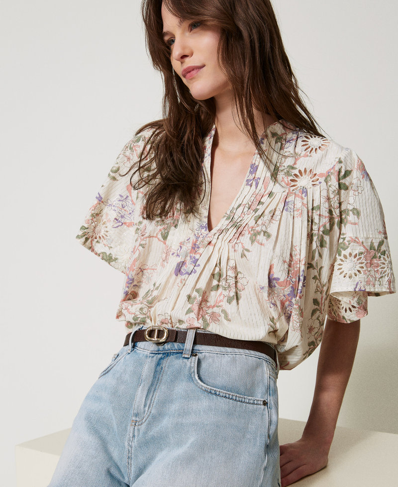 Thin leather belt Chocolate Lab Woman 251TO5052_10780_T0