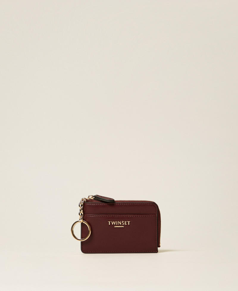 Kartenetui mit Logo und Schlüsselanhänger Purple Eden Frau 252TL8020_12635_01