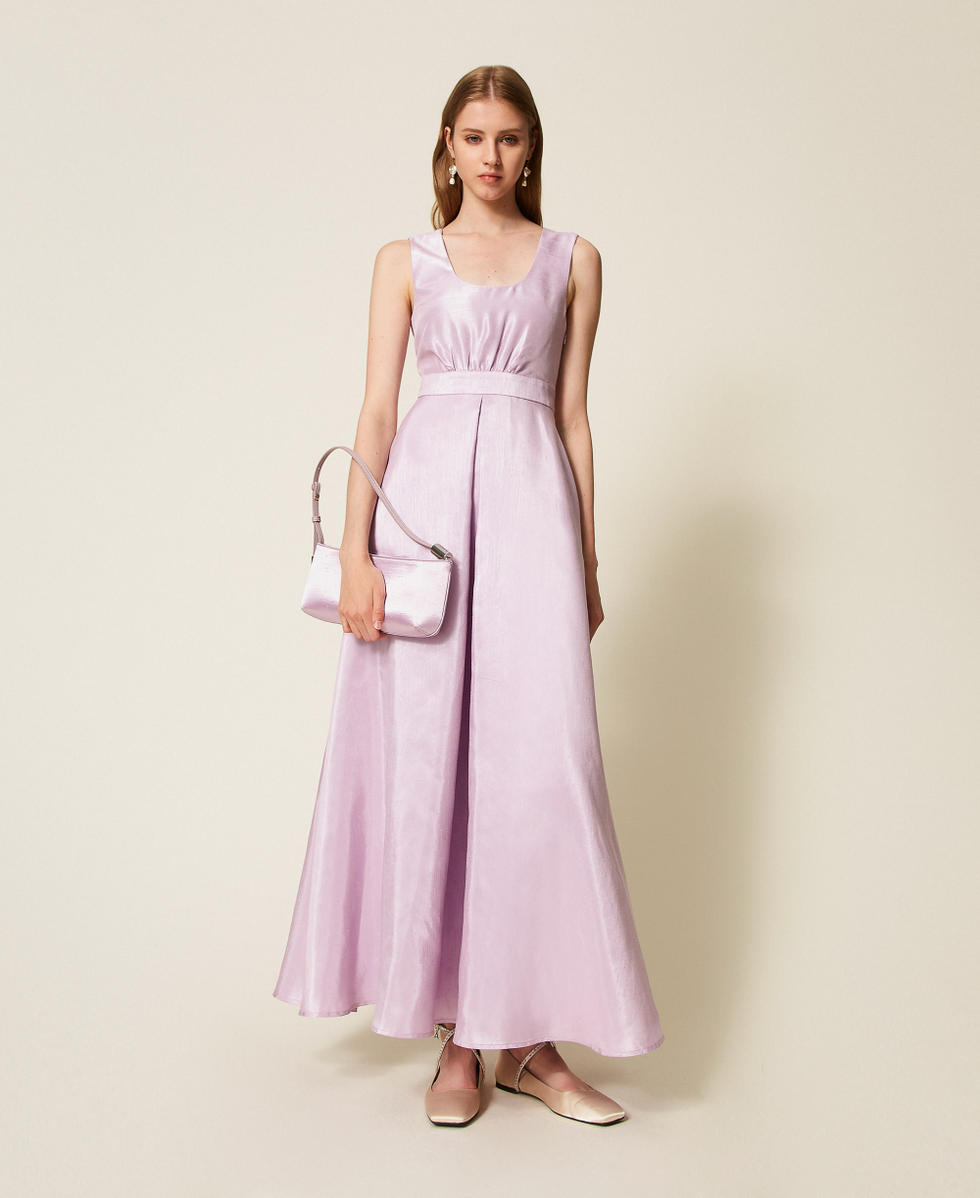 Abito lungo in shantung Viola "Fair Orchid" Donna 252AP2182_12560_01