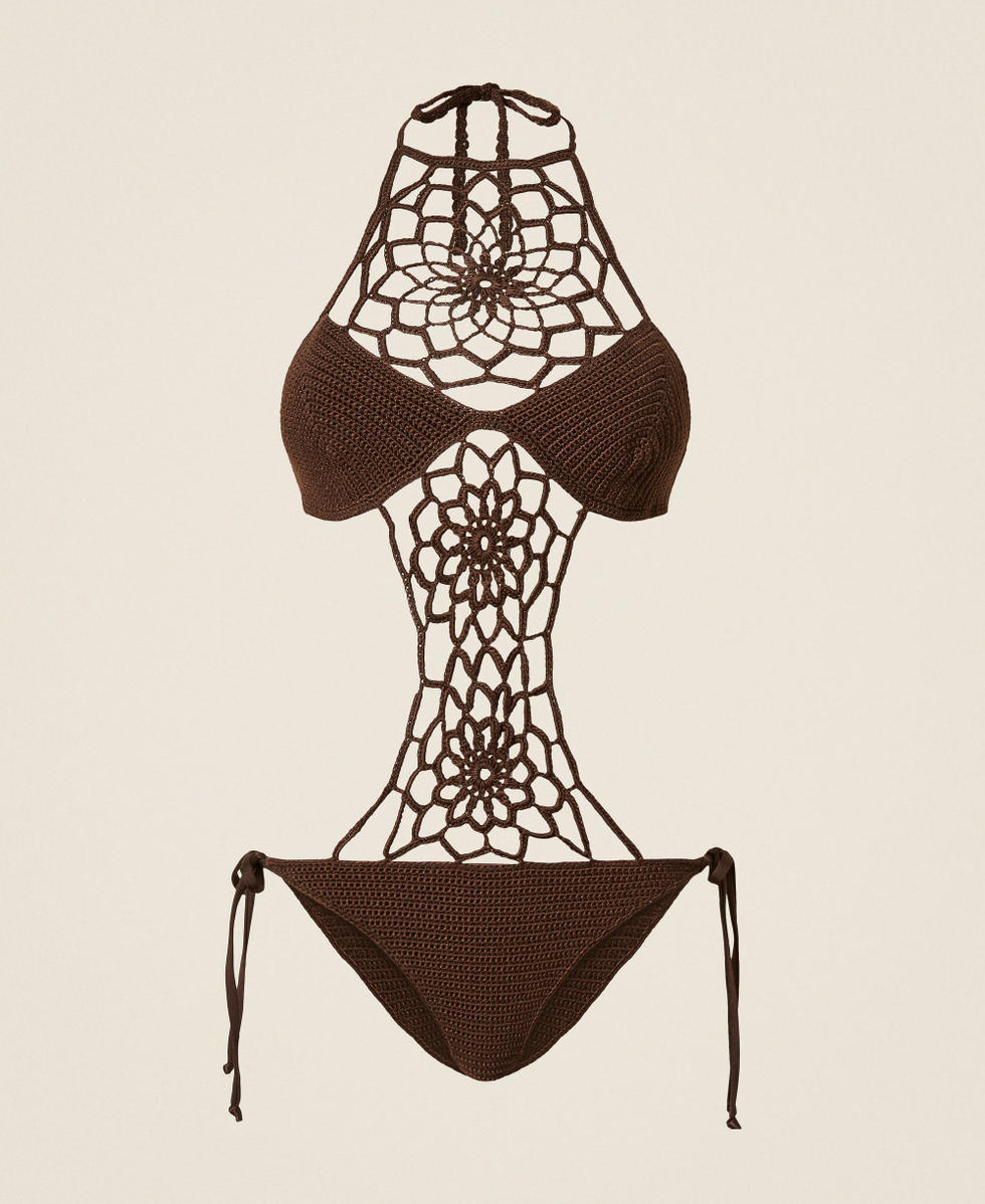 Costume intero trikini crochet Coffee Chocolate Donna 261LMME03_11946_S0