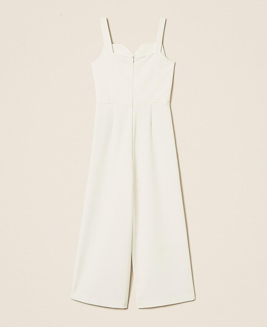 Double-breasted cr&ecirc;pe jumpsuit Off White Girl 261GJ2Q50_00526_S1